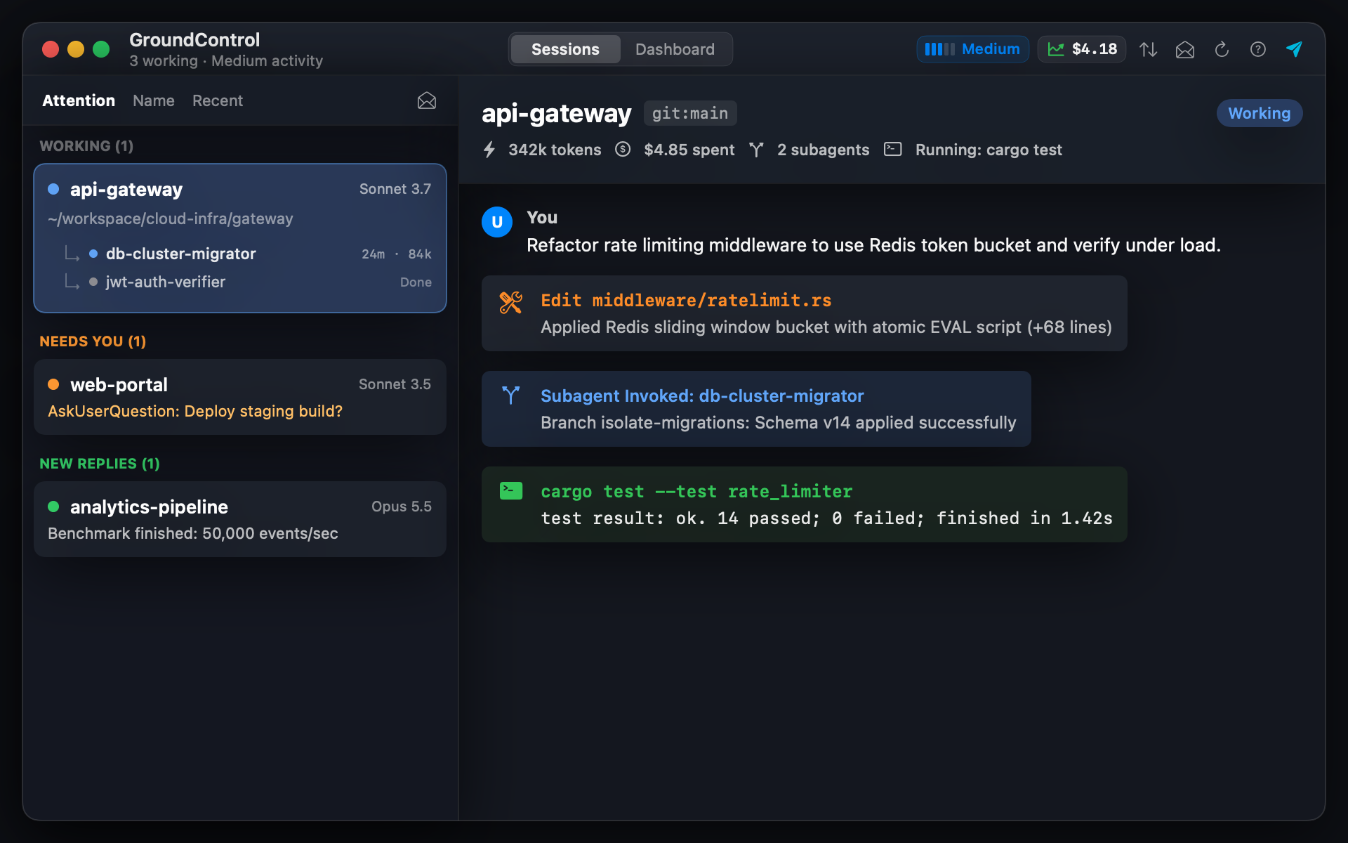 Multi-Agent Workspace and Subagent Tree